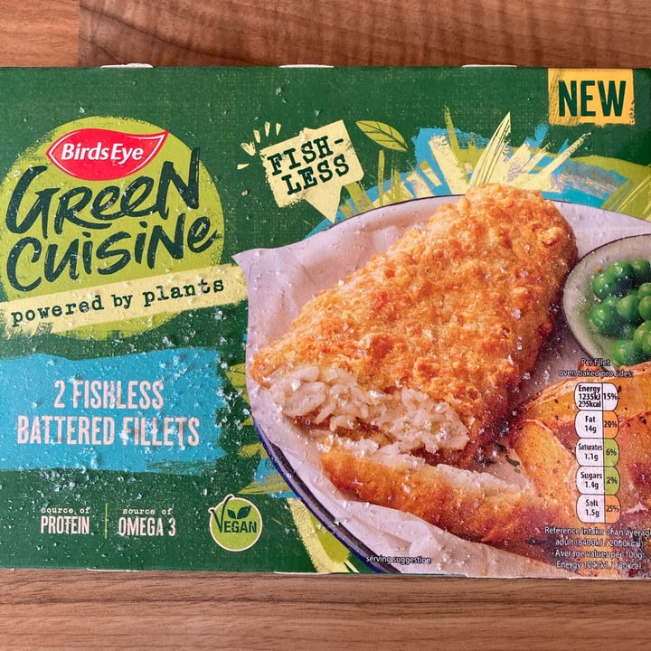 photo of Bird's Eye Green Cuisine Battered Fish less Fillets shared by @louiseg on  23 Sep 2022 - review