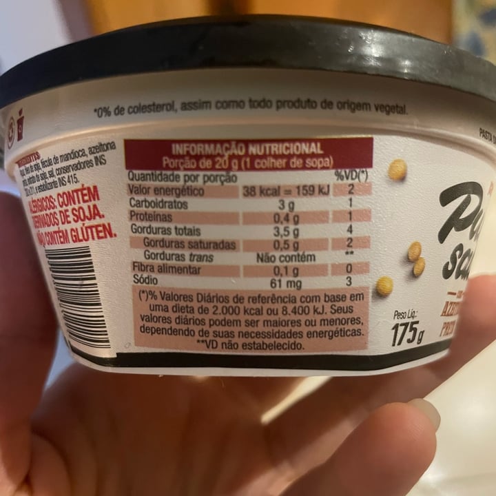 review photo of Puro Sabor Pasta De Soja com Azeitona Preta shared by @alicesviana on 26 Oct 2021 - review