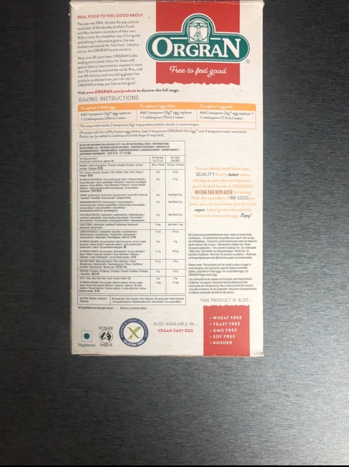 review photo of Orgran No Egg Egg Replacer shared by @doaa on 14 Apr 2020 - review