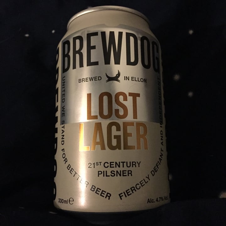 photo of Brewdog Lost Lager shared by @peanut79 on  26 Feb 2021 - review