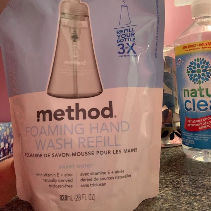 review photo of method Sea minerals gel hand wash refill shared by @addie623 on 23 Aug 2021 - review