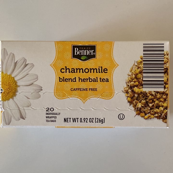 photo of Benner Chamomile blend herbal tea shared by @noelylibanio on  18 Apr 2022 - review