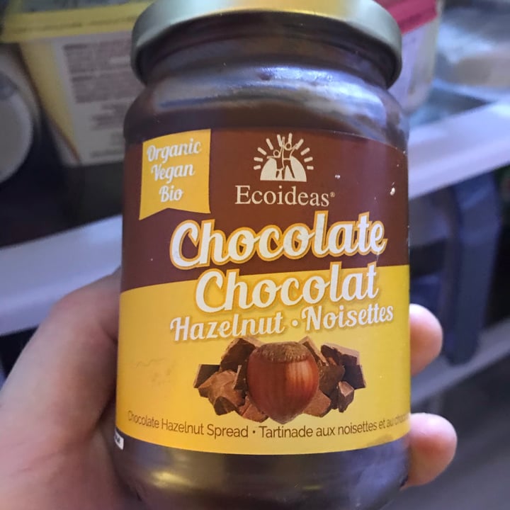 photo of Ecoideas Chocolate Hazelnut Spread shared by @veganvanman on  16 Dec 2020 - review