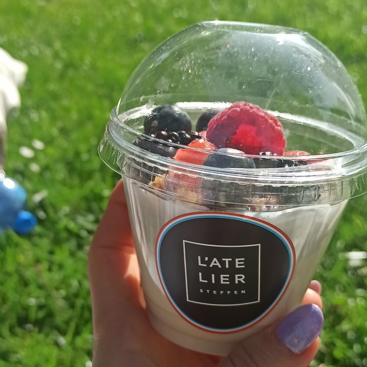 photo of L'atelier Steffen vegan yogurt with berries shared by @annamiou on  14 May 2022 - review