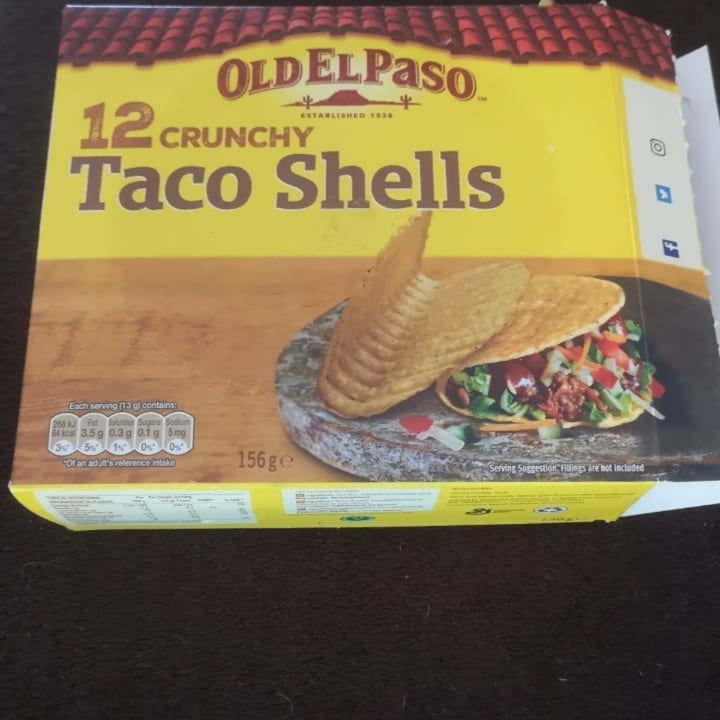 photo of Old El Paso 12 Crunchy Taco Shells shared by @pretoriavegan on  31 May 2022 - review