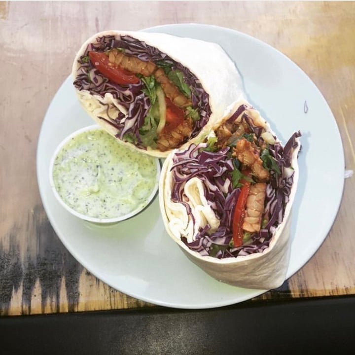 photo of Curia On The Drag Buffalo Tempeh Wrap shared by @cyiamvegan on  23 Apr 2020 - review