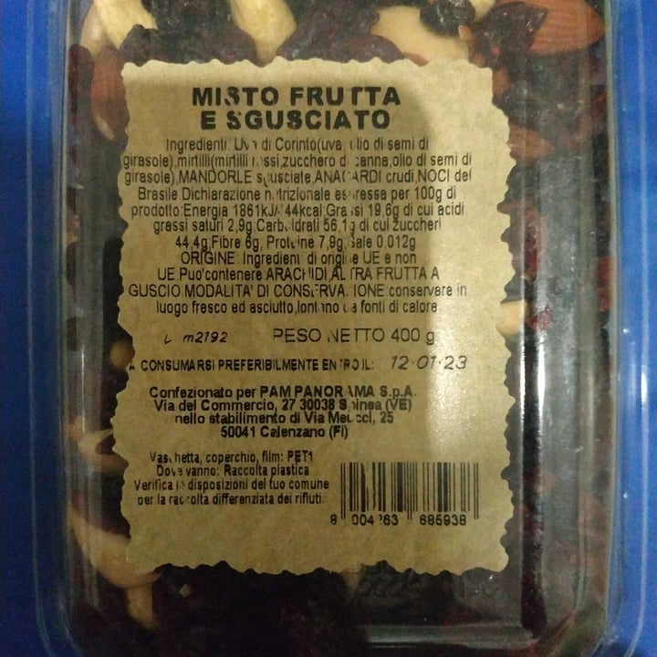 review photo of Pam & PANORAMA frutta per te misto secco sgusciato shared by @ema007 on 21 Sep 2022 - review