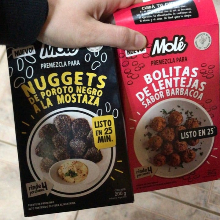 photo of Molé Nuggets de poroto negro a la mostaza shared by @fiammat on  29 Nov 2021 - review