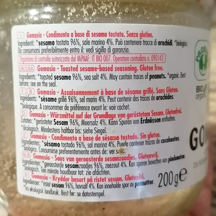 review photo of Probios gomasio shared by @silviatova on 26 Jun 2022 - review