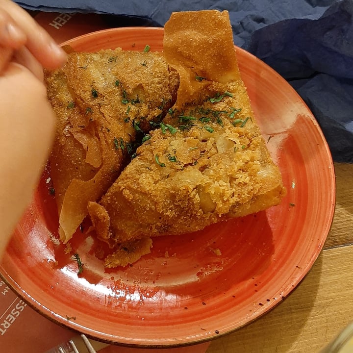 photo of The Real Greek - Soho Chickpea filo triangles shared by @mikejuliette on  11 Dec 2021 - review