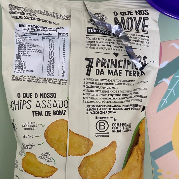 photo of Mãe Terra Chips assado sour cream shared by @aldalima on  05 Aug 2022 - review