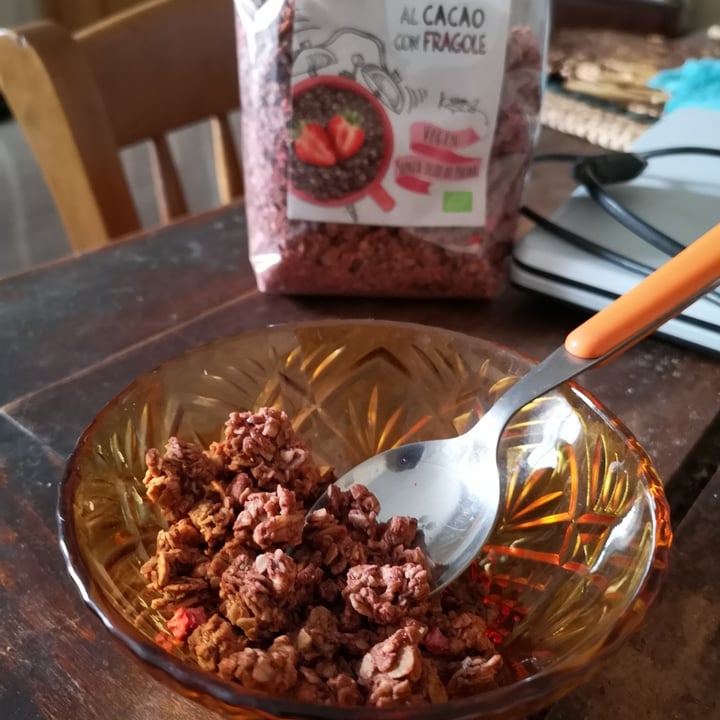 photo of Fior di Loto Crunchy bio al cacao con fragole shared by @rachele82 on  10 Nov 2020 - review