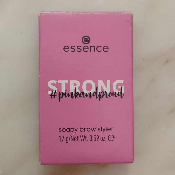 photo of Essence  soapy brow styler pinkandproud STRONG shared by @lazvard on  12 May 2022 - review