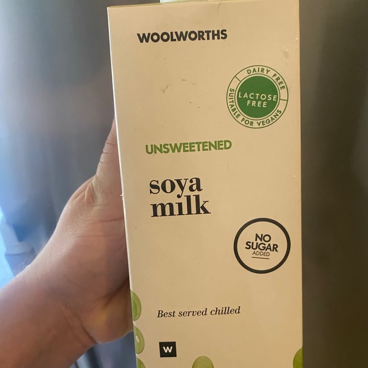 photo of Woolworths Food Unsweetened Soya Milk  shared by @rushisushi7 on  26 Aug 2020 - review