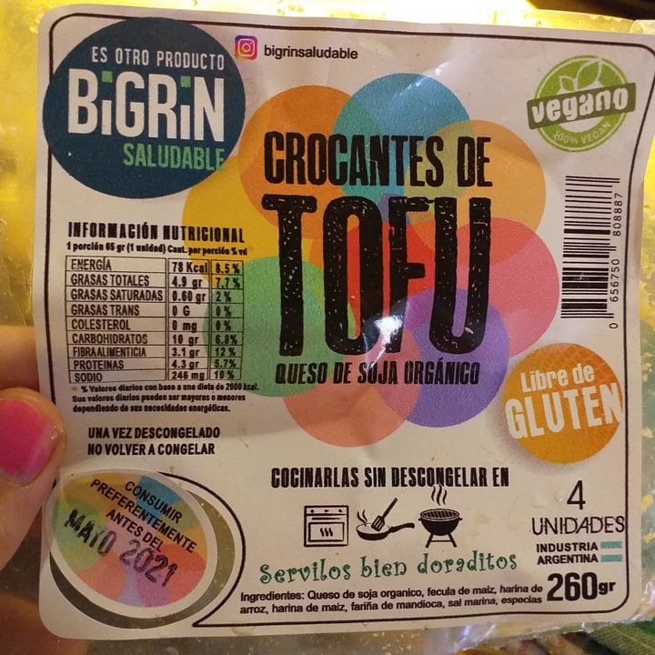 photo of BiGrin Crocante De Tofu shared by @mar-antiespecista1 on  29 Mar 2021 - review