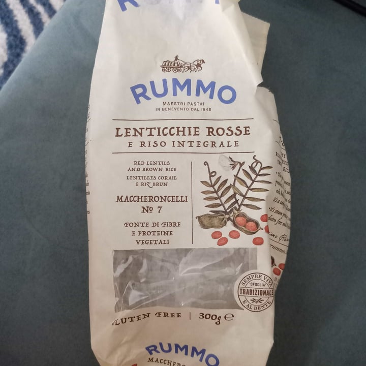 photo of Rummo Pasta di lenticchie rosse e riso integrale shared by @alepepe on  26 Jun 2022 - review