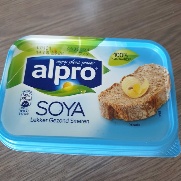 review photo of Alpro Soya butter shared by @mdvanderjagt on 12 May 2020 - review
