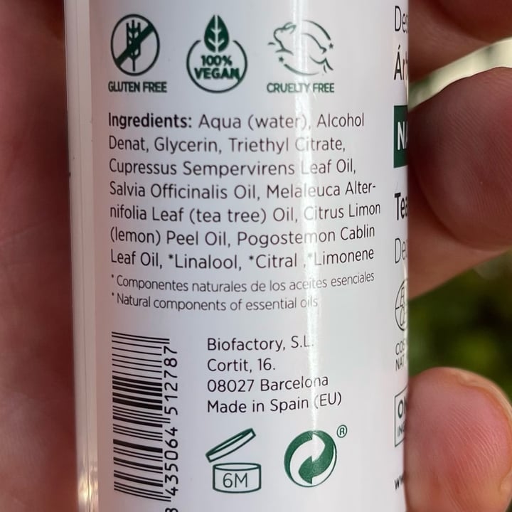 photo of mon Desodorante Árbol De Té/ Tea Tree Deodorant shared by @ro-ngodrup-dorje on  14 Jun 2022 - review