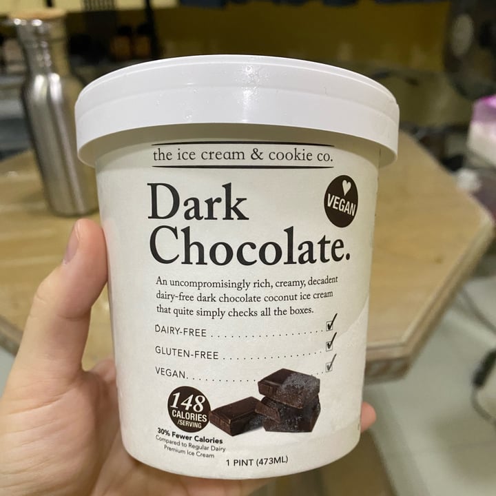 review photo of THE ICE CREAM & COOKIE CO Dark Chocolate Ice Cream shared by @breeaannee on 19 Oct 2021 - review