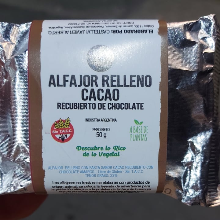 photo of On Track Alfajor Relleno Cacao shared by @horsac on  26 Feb 2022 - review
