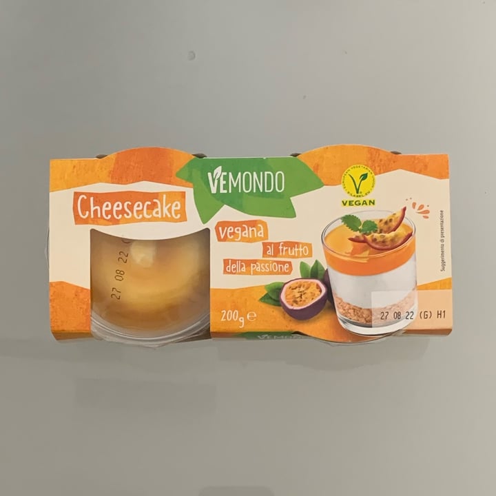 review photo of Vemondo Cheesecake Vegana al Frutto Della Passione shared by @marilen4 on 14 Aug 2022 - review