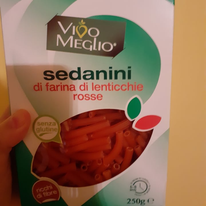 photo of Vivo Meglio Sedanini di farina di lenticchie rosse shared by @vany182 on  12 Mar 2022 - review