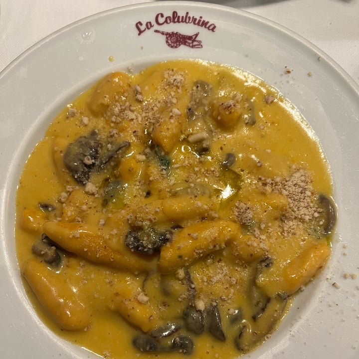 photo of La Colubrina Gnocchi Di Zucca Con Crema Al Cocco E Funghi Shitake shared by @fede99 on  21 Apr 2022 - review