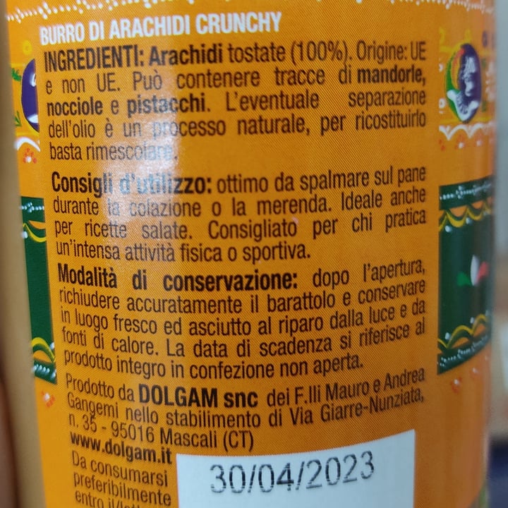 photo of I Siciliani Burro Di Arachidi Crunchy shared by @lauradavega on  17 Mar 2022 - review