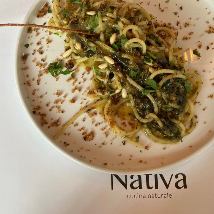 photo of Nativa Ristorante Spaghettoni con le sarde a mare shared by @alessiavicini on  17 Jul 2022 - review