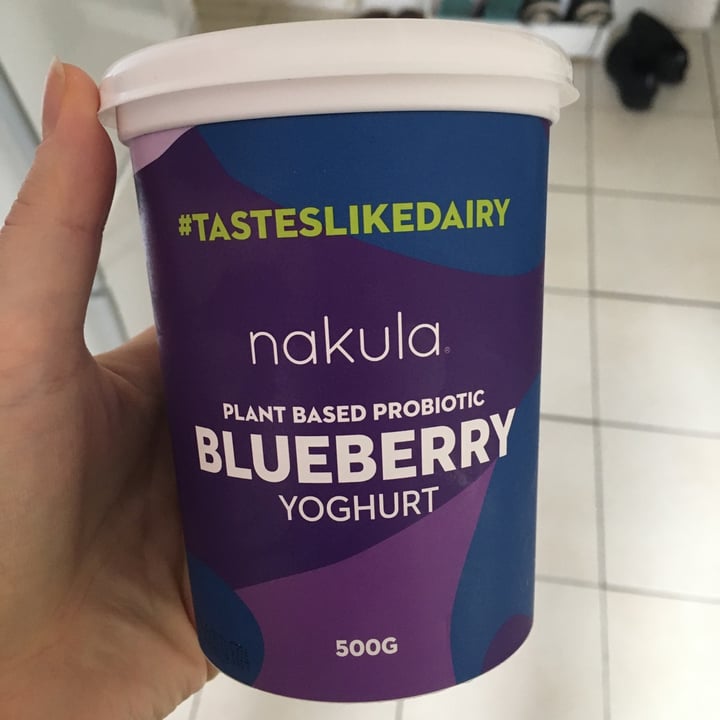 photo of Nakula Probiotic Blueberry Yoghurt shared by @hannahtheyogi on  17 May 2020 - review