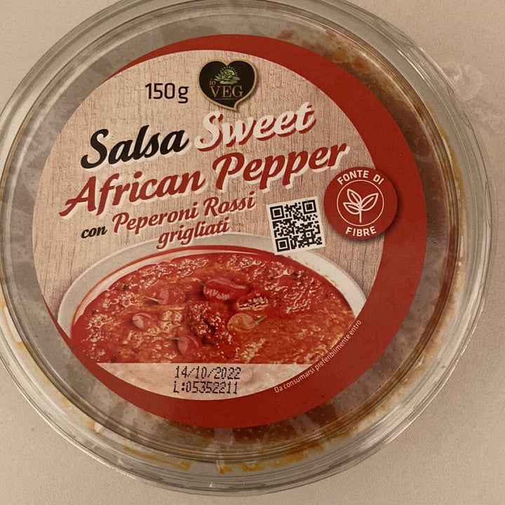 photo of ioVEG Salsa Sweet African Pepper shared by @francescachieppa18 on  24 Sep 2022 - review