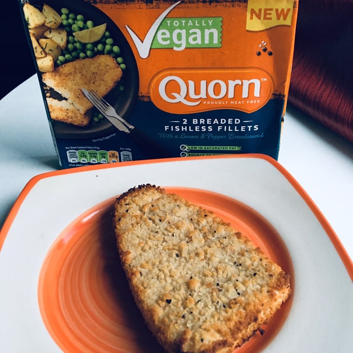 photo of Quorn 2 Battered Fish Free Fillets shared by @aroleia on  03 Aug 2021 - review