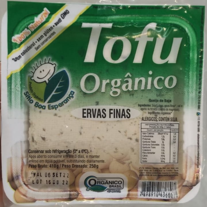 photo of Sitio boa esperança Tofu Orgânico Ervas Finas shared by @lucorrea on  18 Sep 2022 - review