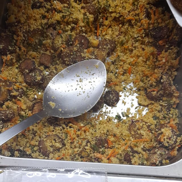 Photo of the dish “Farofa De Banana Da Terra, Cenoura, Soja”