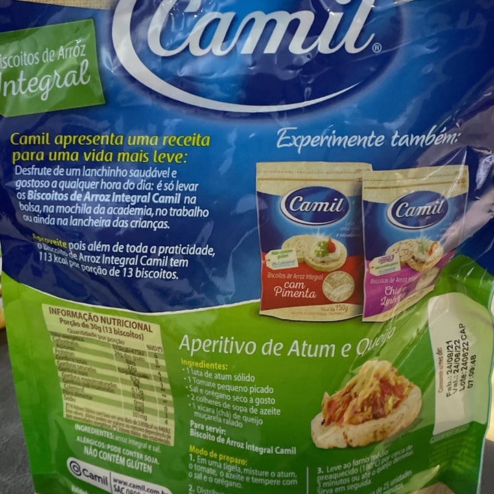 review photo of Camil Biscoito de Arroz Integral shared by @hectorferreira on 14 May 2022 - review