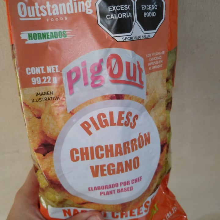 review photo of Outstanding Foods Pig Out Pigless Pork Rinds Nacho Cheese shared by @anasbernal94 on 08 Jun 2022 - review