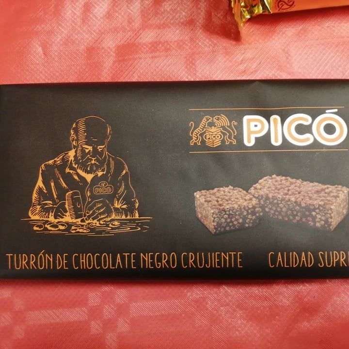 photo of Picó Turrón De Chocolate Negro Crujiente shared by @parutto on  12 Dec 2020 - review