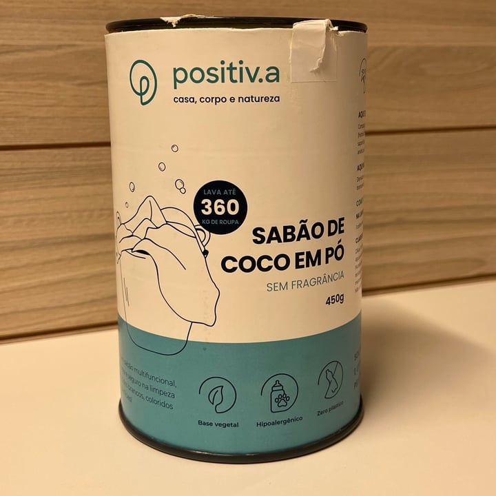 review photo of Positiv.a Sabão De Coco Em Pó shared by @anabgalindo on 10 May 2022 - review