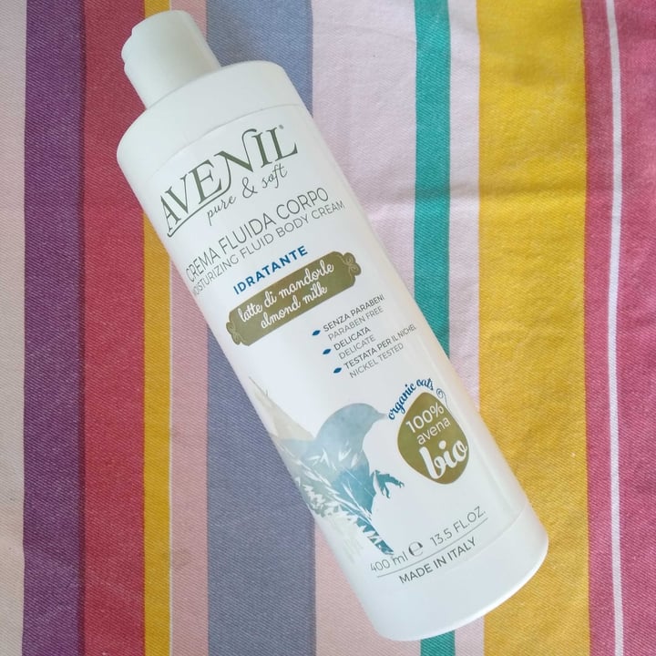 photo of Avenil Crema fluida corpo shared by @veganal on  03 Apr 2021 - review