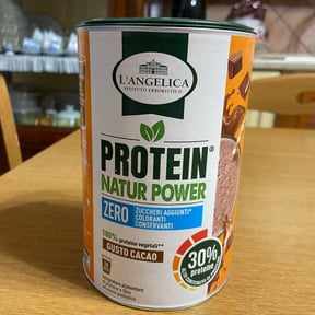 L'ANGELICA Tisana Protein Natur Power Cacao & Cocco 56 GR Con proteine  vegetali.Con matè,guaranà. - Basko