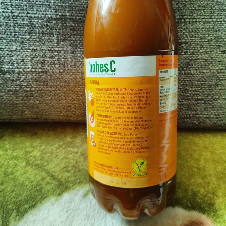 photo of hohes c Orange shared by @domcsiwill on  12 Oct 2022 - review