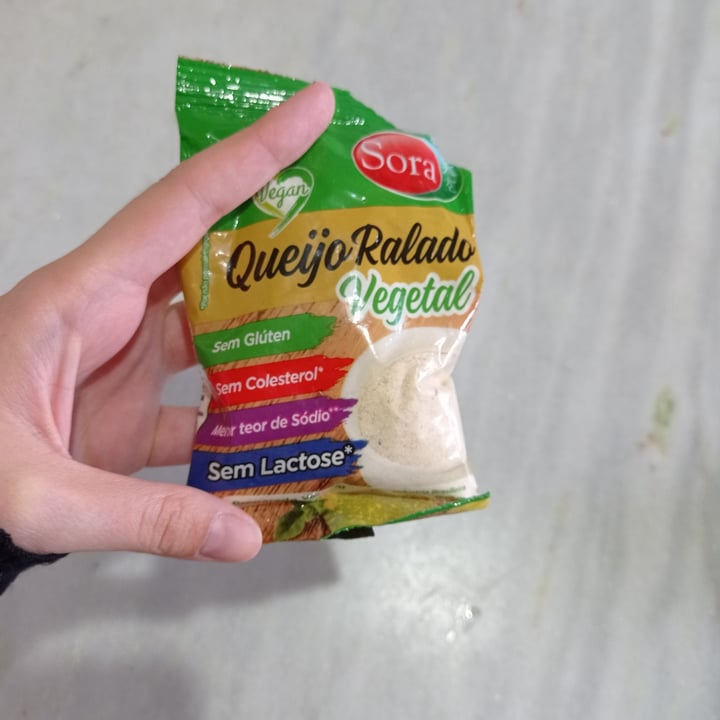 review photo of Sora Queijo ralado Vegetal shared by @marizampronha on 02 Aug 2021 - review