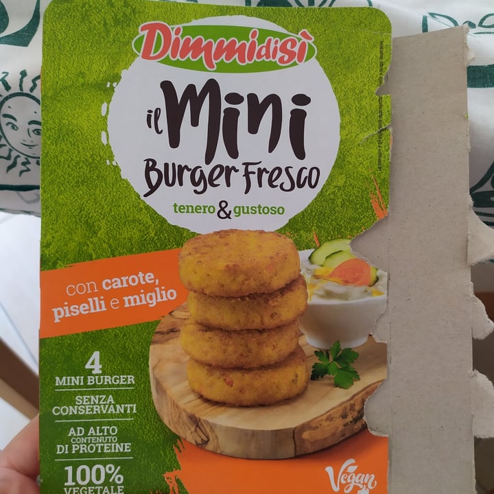 photo of Dimmidisi Mini Burger Carote, Pisello E Miglio shared by @aletheya on  04 Oct 2022 - review