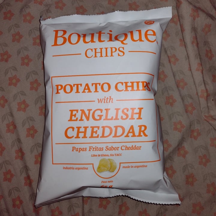 photo of Boutique Chips Company Papas sabor Cheddar shared by @delfimartinez on  13 Sep 2021 - review