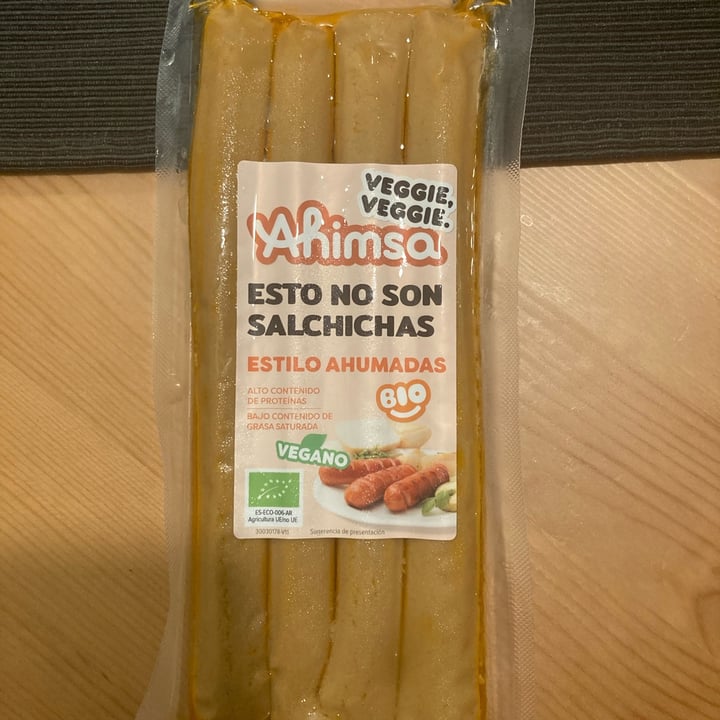 photo of Ahimsa Vegan Esto No Son Salsichas shared by @alemo on  20 Oct 2022 - review