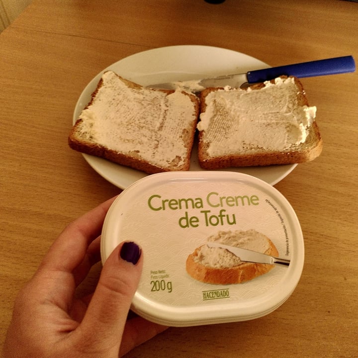 photo of Hacendado Crema de Tofu shared by @miriamqtt on  01 Apr 2021 - review