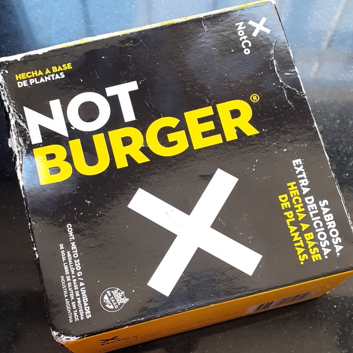photo of NotCo Not Burger shared by @malenaezcurra on  17 Aug 2020 - review