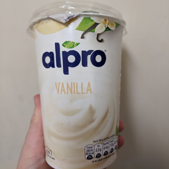 photo of Alpro Soy Yogurt Vanilla shared by @kurtlubin on  09 Sep 2020 - review