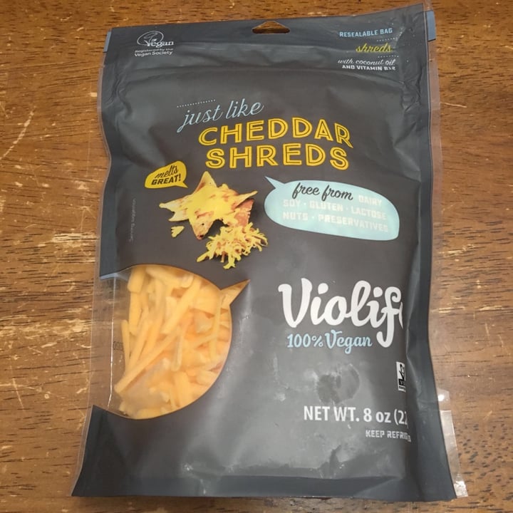 review photo of Violife Cheddar Shreds shared by @lisa18347 on 11 Jun 2020 - review