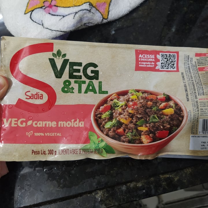 photo of Carne moída Vegetal Carne Moida Vegetal shared by @alinelomeu on  03 Jun 2022 - review